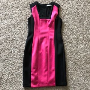 Pink Calvin Klein business dress